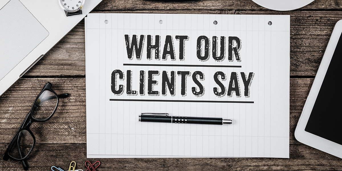 Customer / Client Testimonial